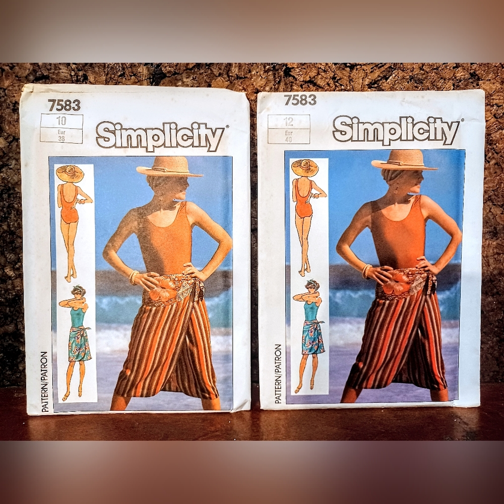 Vintage Simplicity #7583 Sewing Patterns/ Uncut/ NOS
